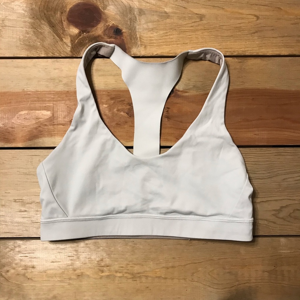 Lululemon sports bra white